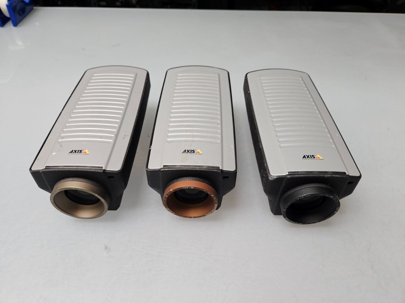 LOT OF 3 – Axis Q1755 0751-001-01 Network Camera *UNTESTED*