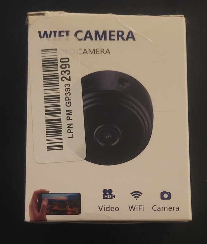 SMALL WIFI HD VIDEO CAMERA BLACK NEW IN BOX
