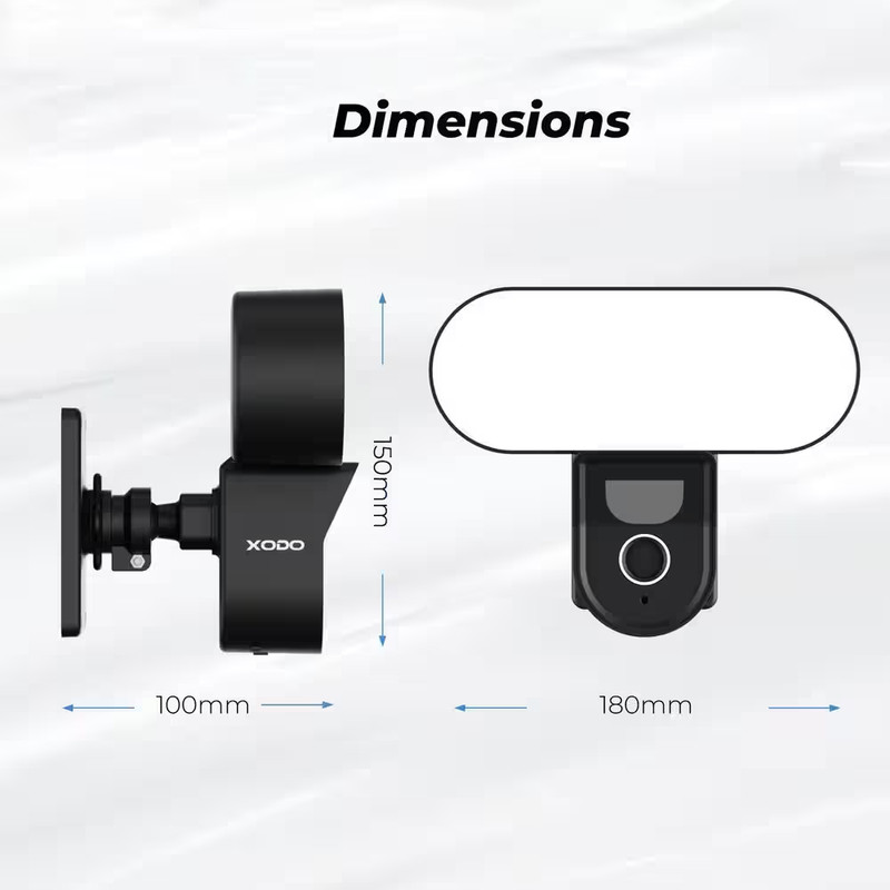 Floodlight Security Camera E9 Smart Outdoor Surveillance with PIR Motion Detecti gallery