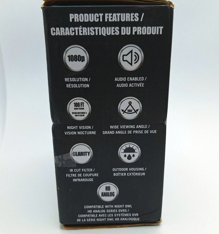 Night Owl 1080p Dome Camera Audio enabled with 100ft Cable CAN-CAM-HDA10W-DMA gallery