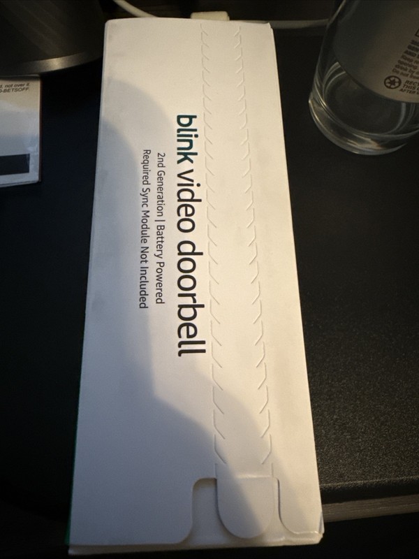 Blink Wireless Video Doorbell 2nd Gen Newest Model Black HD, NEW/SEALED gallery