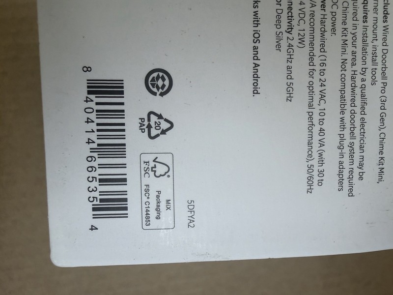 Ring Wired Doorbell Pro 4K (Newest Model) | 3rd Gen | Sealed gallery