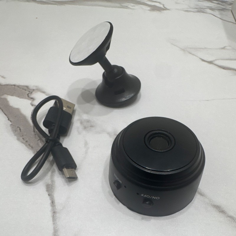 A9 Smart Camera HD IP Wi-Fi Indoor Black Battery/USB w/ USB Cable, Mount gallery
