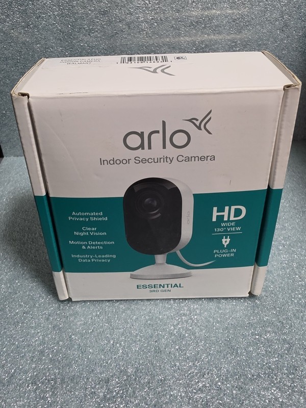 Arlo Essential 3rd Gen 2K IP Security Camera Color Night Vision Motion Detection