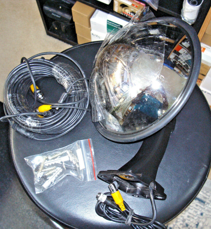 Lorex Color Concealed Security Mirror Camera Model CNC1020 IN BOX w/ 60ft. BNC gallery