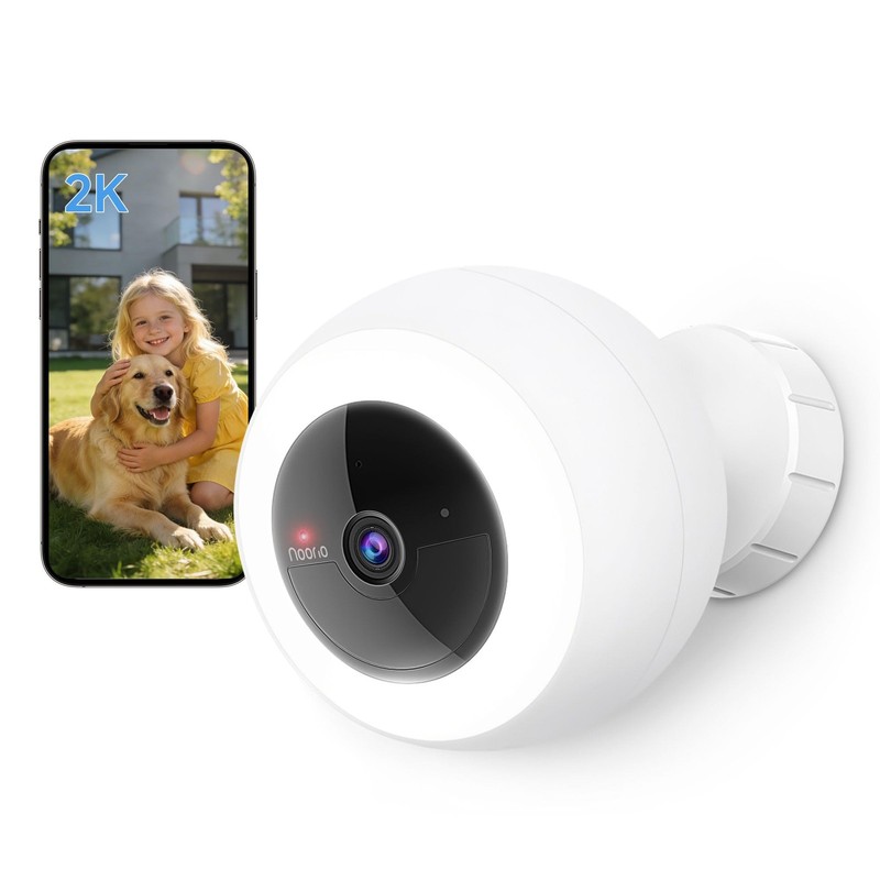 B310 Wireless Outdoor Security Camera with 600lm Spotlight, 12600mAh Battery-…