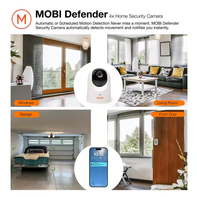 Defender - Smart Home Security Cameras (4-Pack) gallery