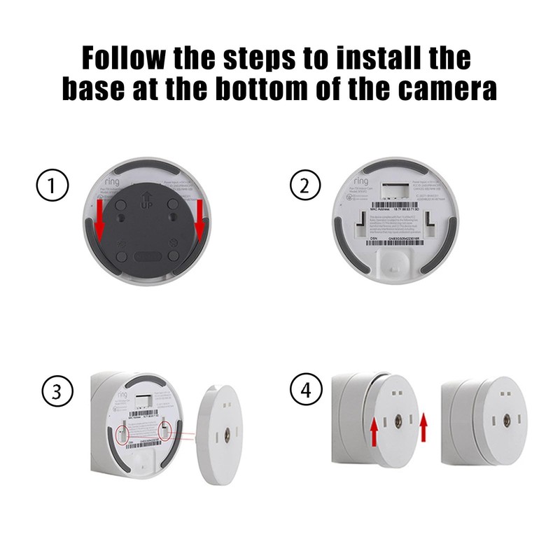 2 Pack Adhesive Wall Mount with Ring Pan-Tilt Indoor Cam,Ring Indoor Cam, Adj... gallery