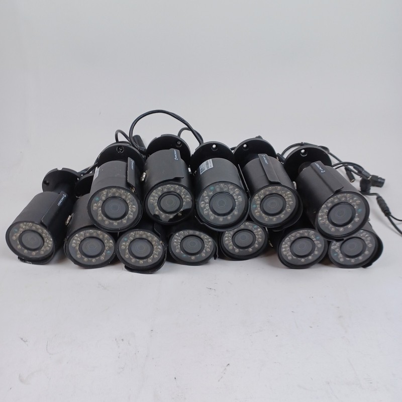 Lot of 12 Amcrest IP3M-954EB Security Cameras UNTESTED
