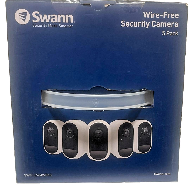 Swann Wire-Free 1080p HD Smart Security Camera 5 Pack SWIFI-CAMWPK5-GL–NEWSEALED gallery