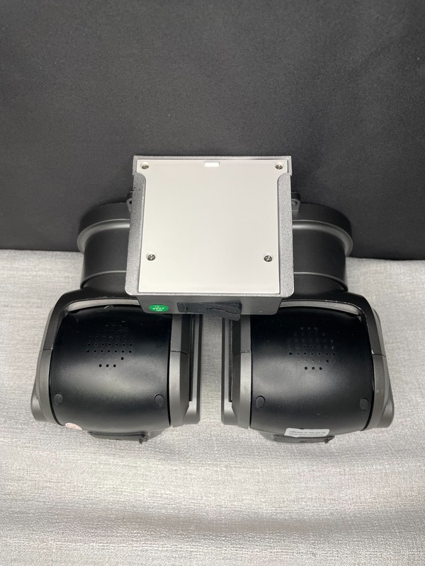 CowWolf Black 4G Cellular Data 360° Dual Lens Wall Mounted Home Security System gallery