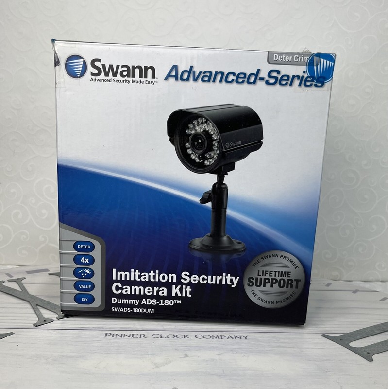 Swann Advanced-Series ADS-180 Real & Imitation Security Camera Kit Deter Crime