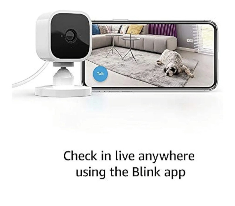Blink 2pk Mini Compact Indoor Plug-In HD 1080p Smart Security Cameras Slight Use gallery