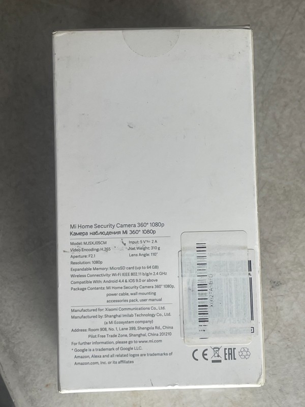 Xiaomi Mi White MJSXJ05CM Motion Detection Home Security Camera 360° 1080p New gallery