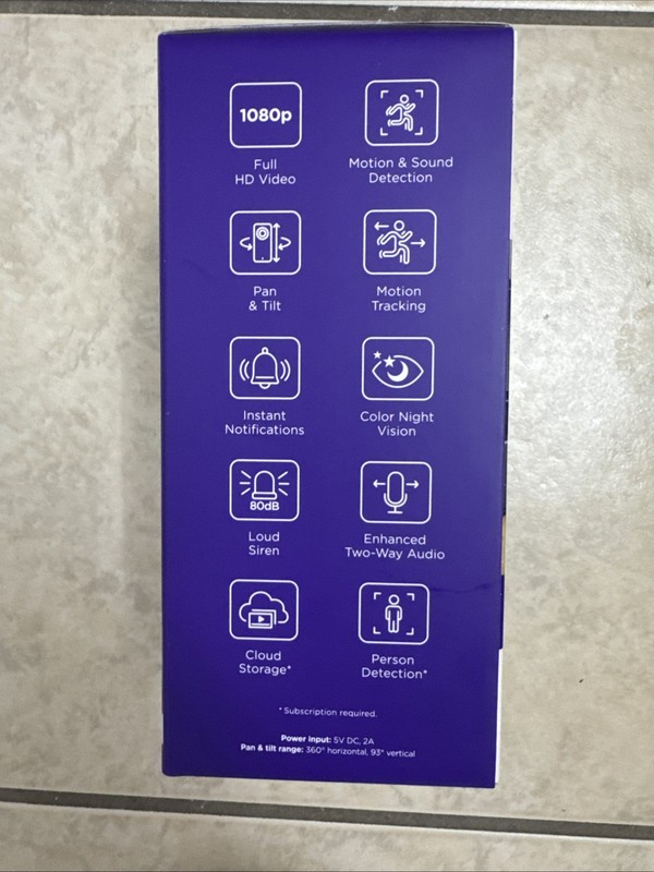 Roku Smart Home Indoor Camera 360° SE Wi-Fi®-Connected - Wired 1080p Security gallery