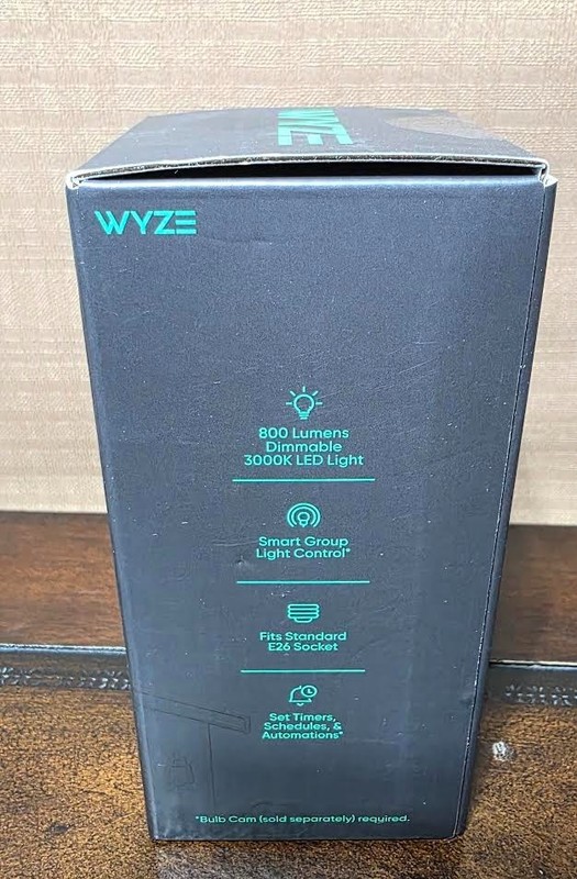 WYZE Accessory Bulb for WYZE Bulb Camera E26 Socket / 800 Lumens / NEW Sealed gallery