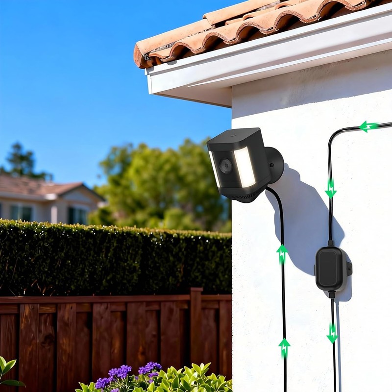 Weatherproof Power Cord for Ring Outdoor Cam Plus/Ring Spotlight Cam Plus/Pro (B gallery