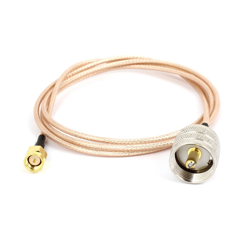 UHF Male to SMA Male M/M Connector Pigtail RG316 Coaxial Cable Lead 1M 3.3Ft