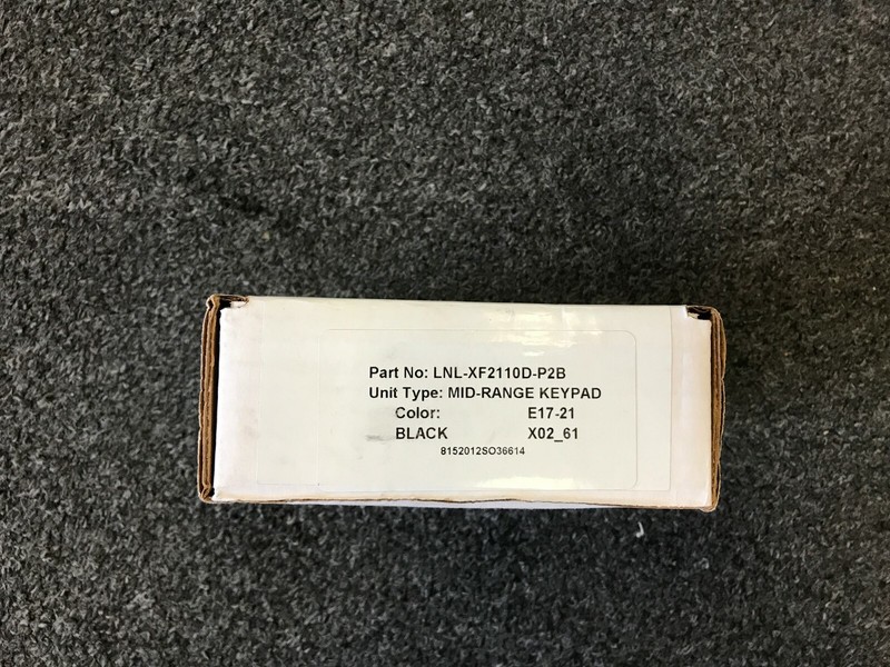 Lenel XCEEDID xf2110D-P2B Mid-range Keypad New In box gallery