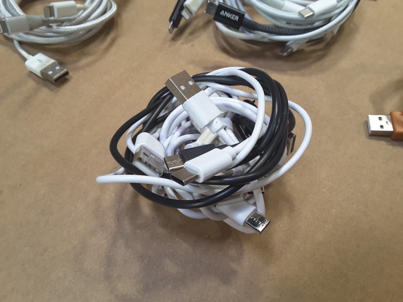 USB Cable Fast Charging Cord for Smartphone Android Phones, Apple's (set of 15) gallery