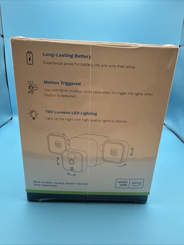 Blink Outdoor LED Floodlight Accessory for Blink Camera | 700 Lumens | Sealed gallery