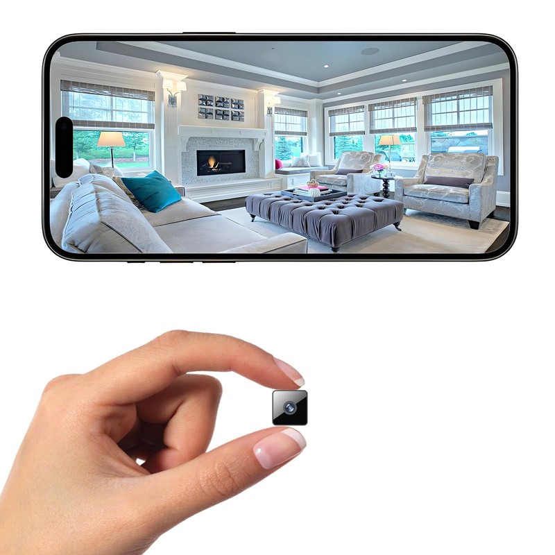 Mini WiFi Camara Vigilancia Inalambrica Espia Oculta USB 1080P Video Con Audio