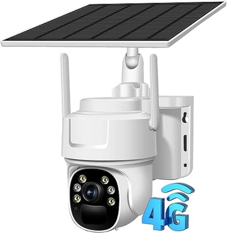 4G LTE Cellular Security Camera No WiFi Solar Outdoor Night Vision With SIM Card