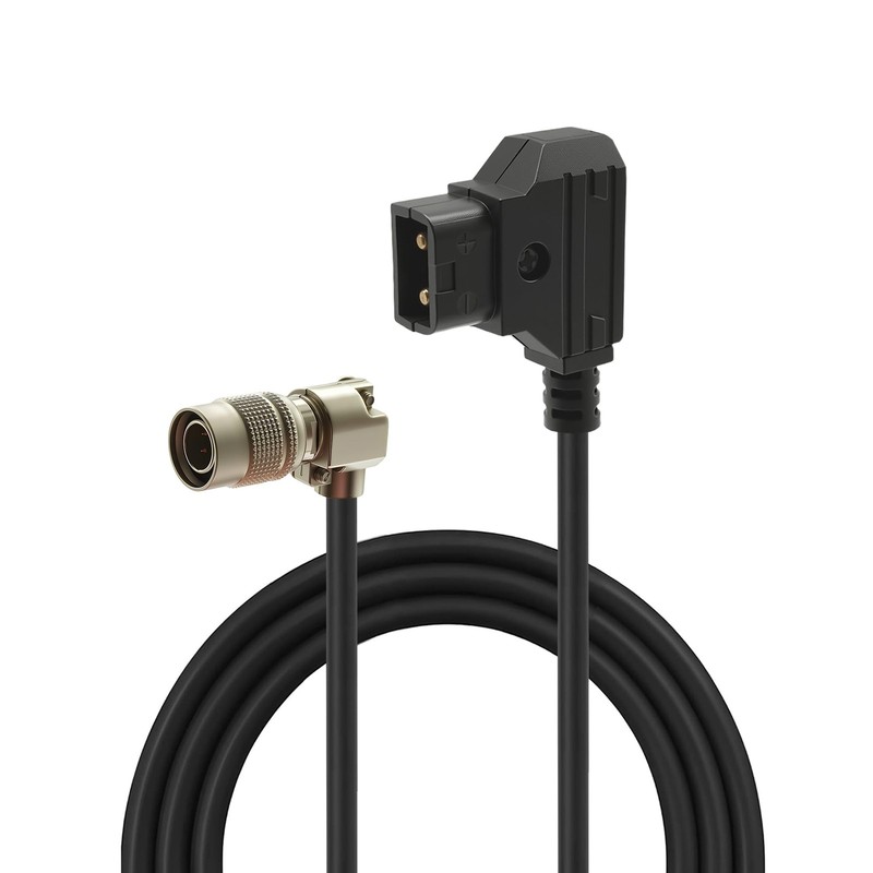 D-Tap to Hirose 4-Pin Male Coiled Power Cable Compatible with Sound Devices 6...