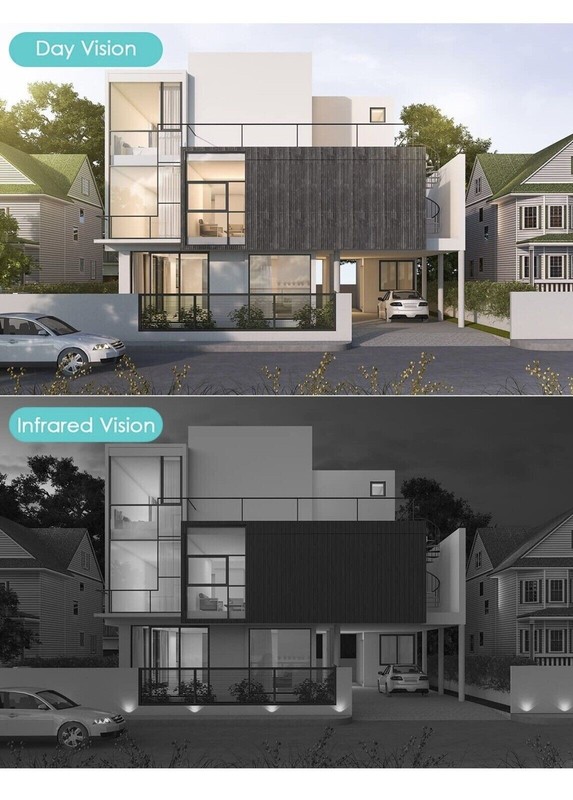 Camara De Seguridad WIFI Inalambrica 360° Para Casa Exterior HD 1080P Con Audio gallery