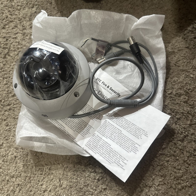 Interlogix TVD-4403 Outdoor Security Dome Camera 15147