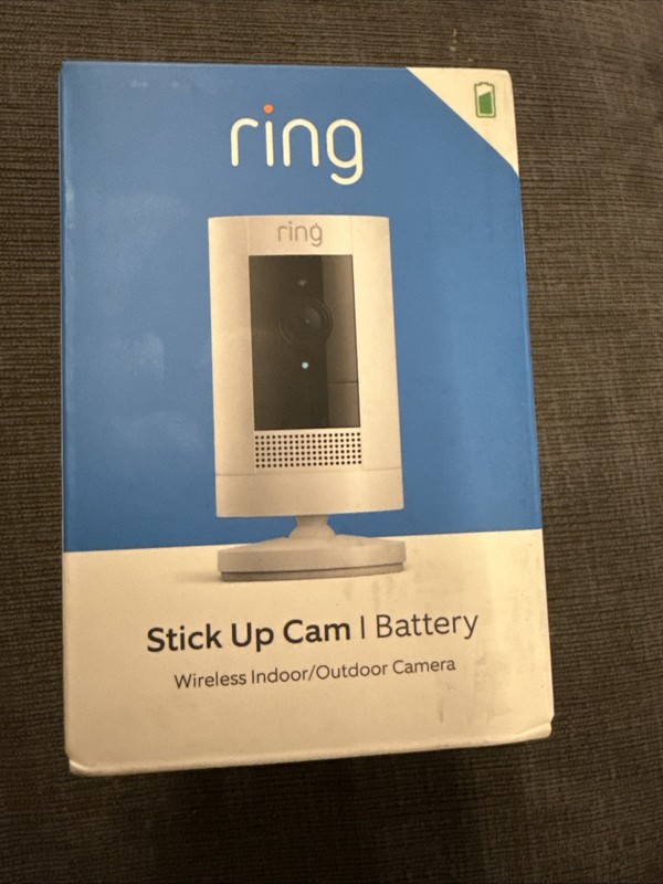 Ring Stick Up Cam Battery Powered Indoor Outdoor Camera with Two-Way Talk gallery