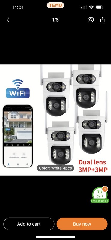 WiFi Cameras 3Mp With Rotary Control