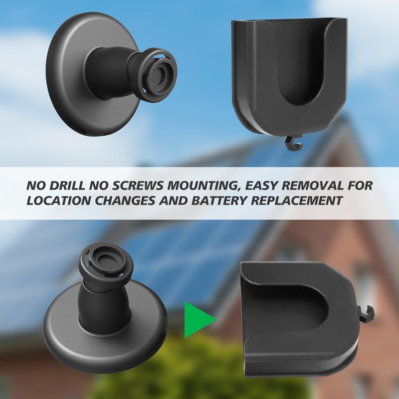 3 Pack Blink Indoor & Outdoor Mount, No Drill HBV Adhesive Wall Mount gallery