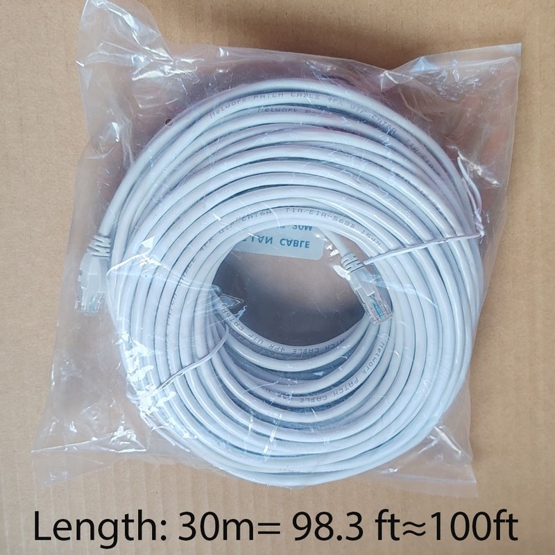 100ft CAT 6A Ethernet Cable Lan Network Cable Internet Patch Cord High speed 30M