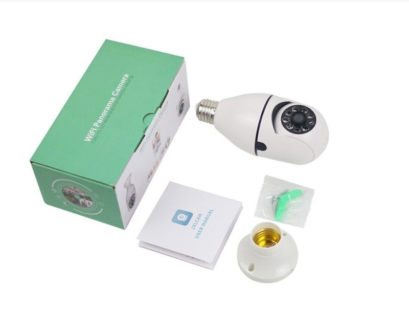 WI-FI Panorama Screw in Light A6 Bulb Security Camera Outdoor