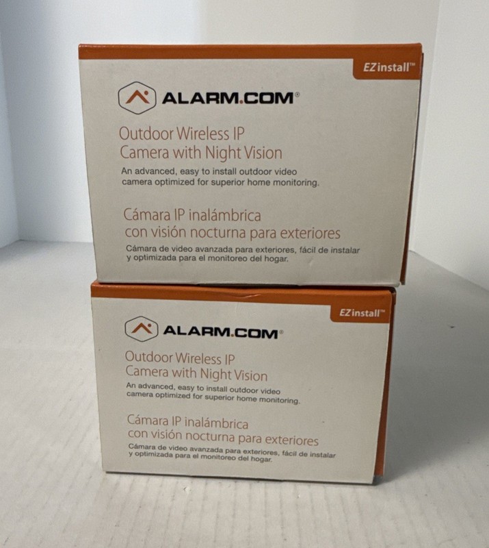 Alarm.com IP Video Camera Bundle - Model: ADC-V721W - LOT OF 2 Untested Read gallery