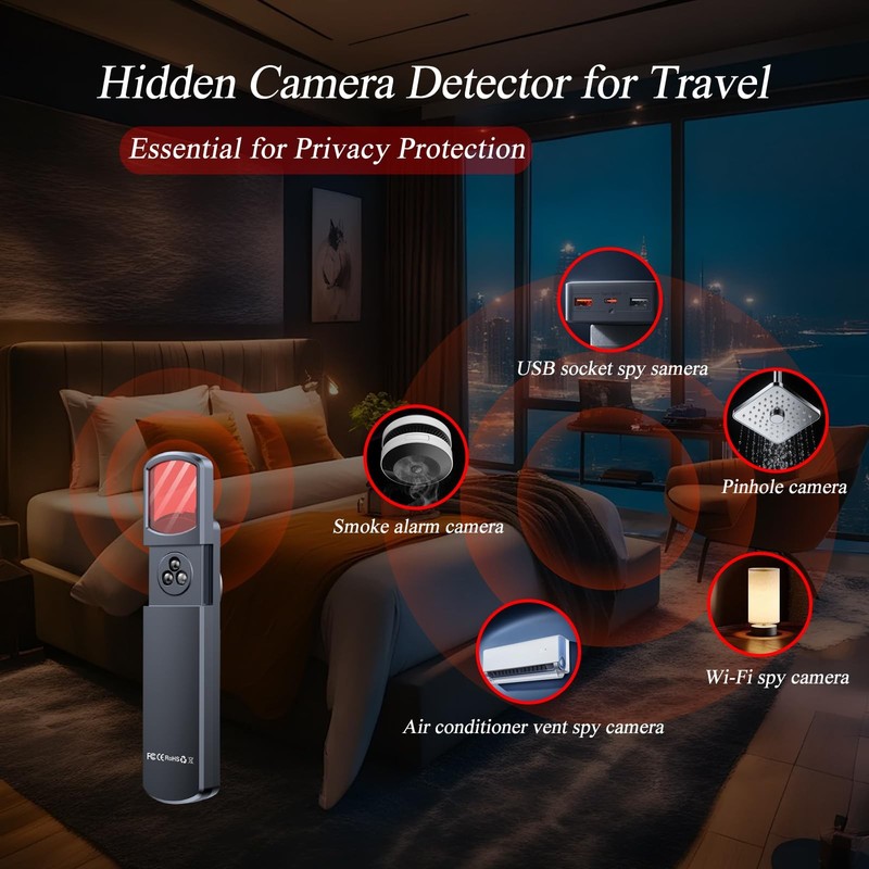 Detector,Upgraded Bug and Detector, Bug & GPS Tracker Detector Portable Priva... gallery