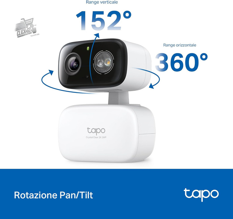 Tapo C236 Outdoor Indoor Pan Tilt Night Vision AI 3K WiFi Camera gallery