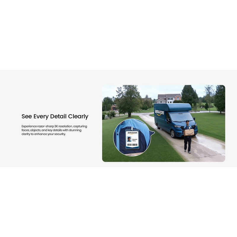 3K 5.0-MP Wi-Fi® Outdoor AI-Smart Solar Security Camera with Panoramic PTZ,... gallery