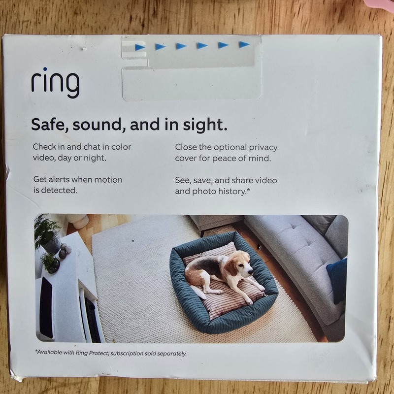 Ring Indoor Cam 1080p FHD Plug-In Wi-Fi IP Indoor Camera Alexa, Black 2nd Gen gallery