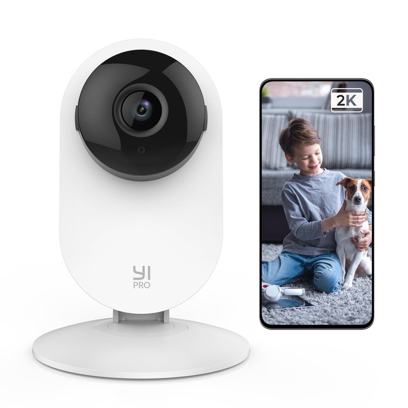 YI 2K 3MP Home Security Camera Indoor Camera with Person Vehicle Animal