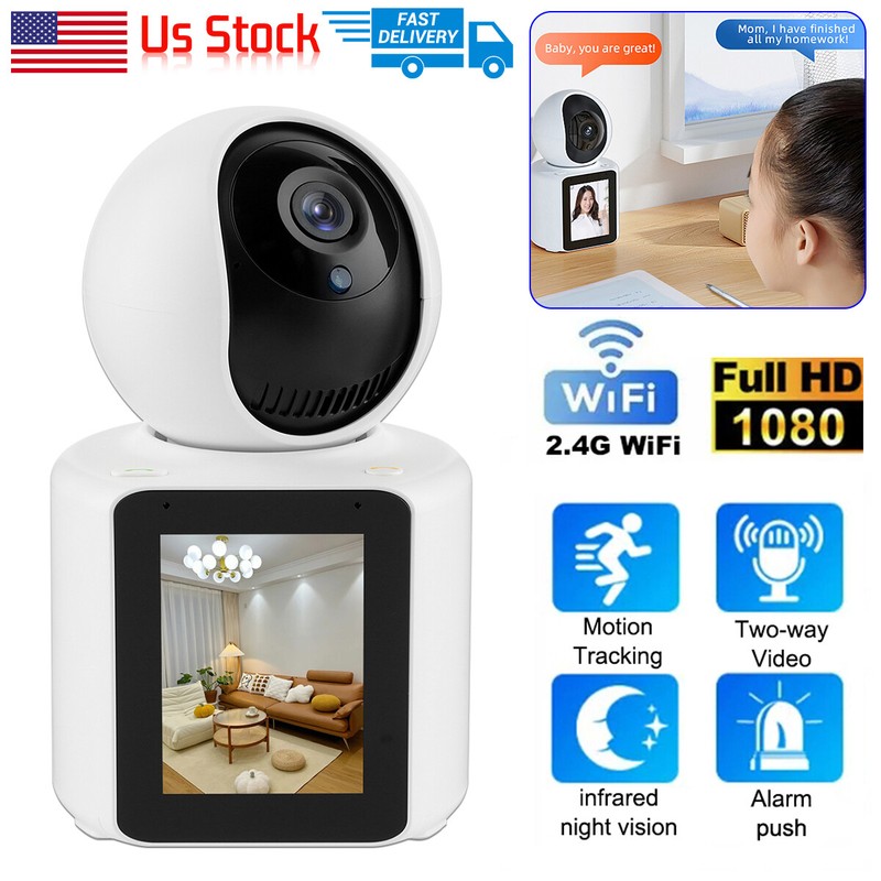 1080P DVR Two Way video Camera Wireless Wifi Home Security Night Vision Baby Cam
