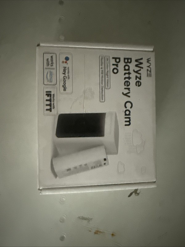 Wyze WYZECOP Battery Cam Pro Security Camera – White