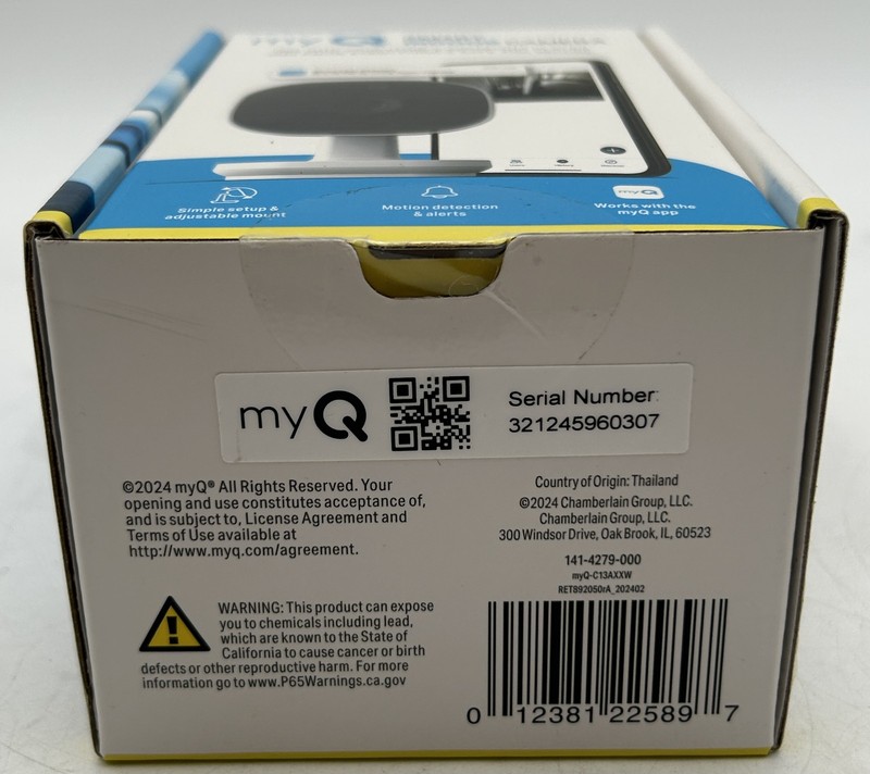 Chamberlain myQ Smart Indoor Security Camera 1080p gallery