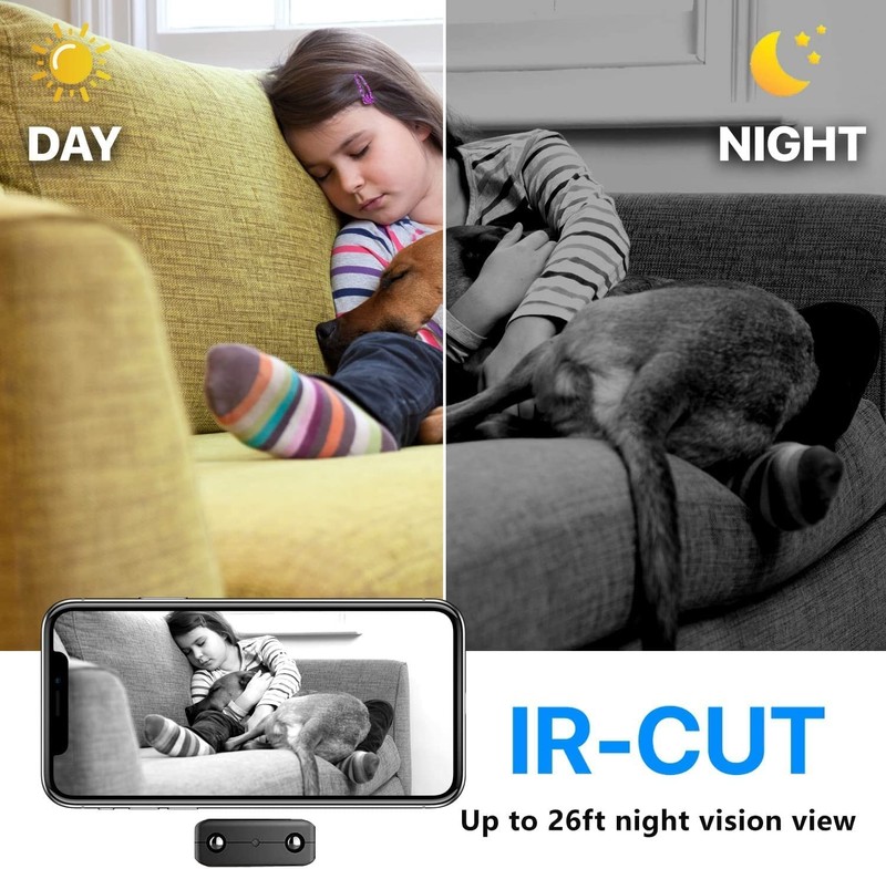 Wi-Fi Camera 1080P HD Smart Home Cameras Mini Cameras Cam with Motion Sensor ... gallery