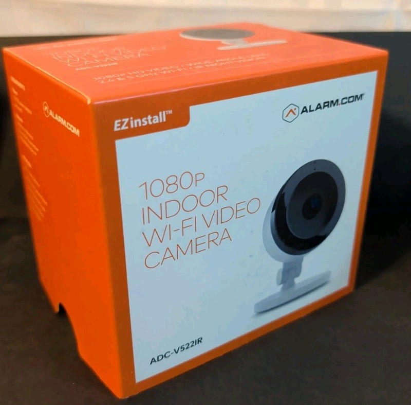 Alarm.com ADC-V522IR 1080P Indoor WiFi Camera W/ Box Power Cord gallery