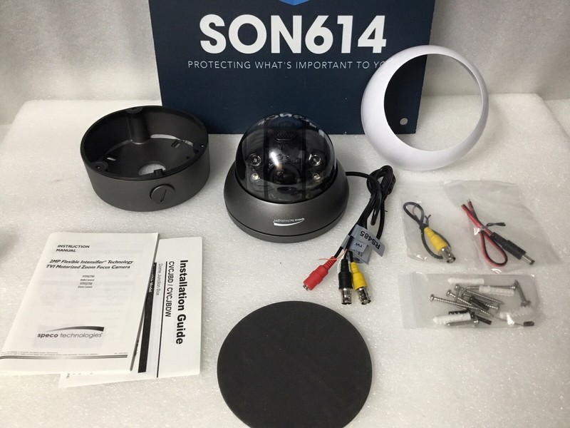 Speco HTFD2TM Security Color Camera W/2.8-12mm Heater 2MP HD-TVI IR LED WDR NEW! gallery