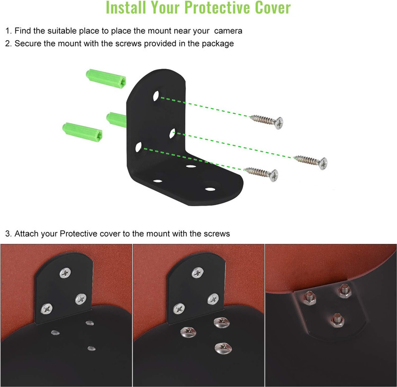 Sun Rain Shade Camera Cover Shield Works for Blink Xt,Xt2,(3Rd Gen) XT3,XT4 (4Th gallery
