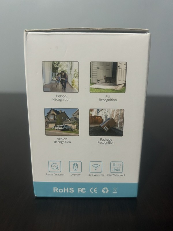 Zeeporte Security Camera Wireless Outdoor, Full HD Human Detection AI analysis gallery