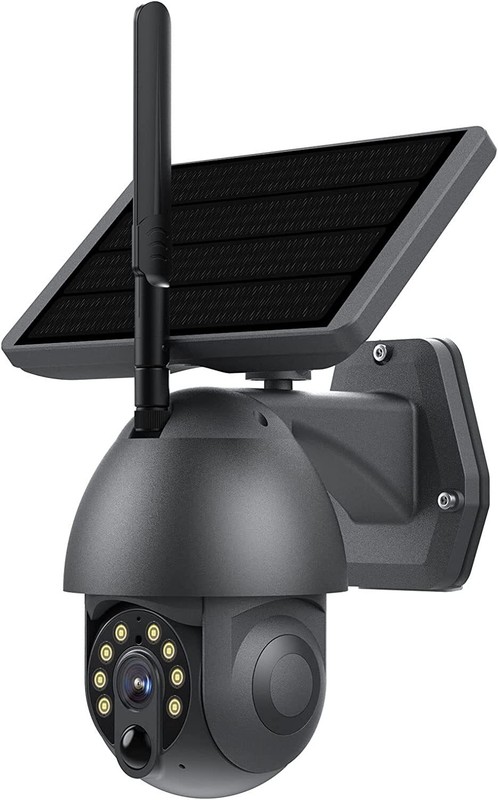 Migtory Security Camera Wireless Outdoor with 355° View, Solar Outdoor Camera